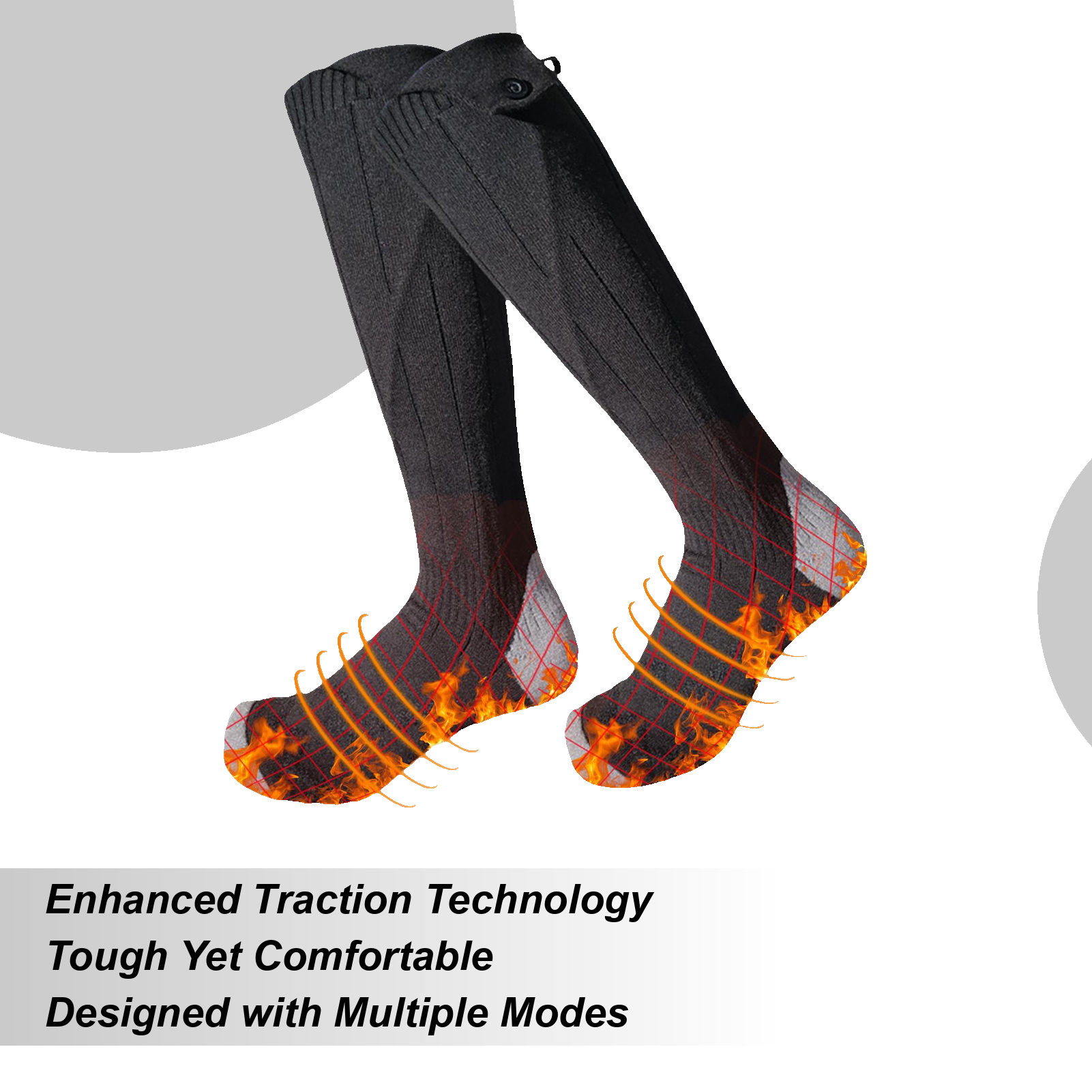 Heated Socks for Men Cordless  - Fishing Socks avaliação e preço