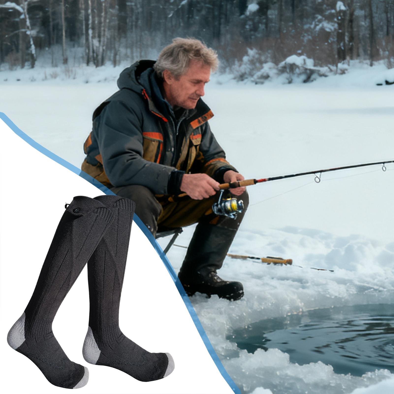 Heated Socks for Men Cordless  - Fishing Socks avaliação e preço