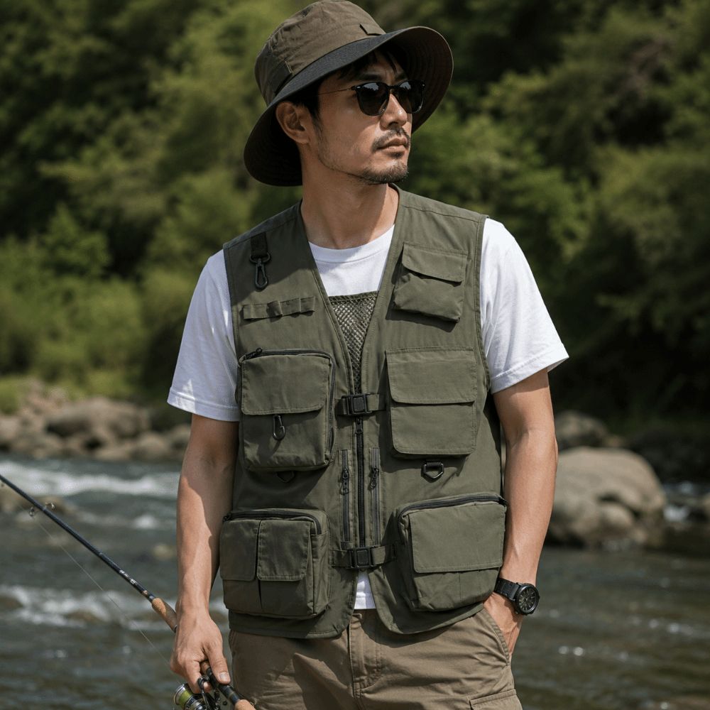 Casual Waterproof Fishing Vest - Fishing Vest avaliação e preço