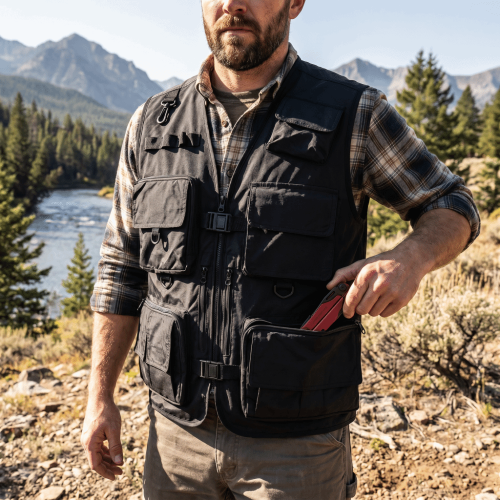 Casual Waterproof Fishing Vest - Fishing Vest avaliação e preço