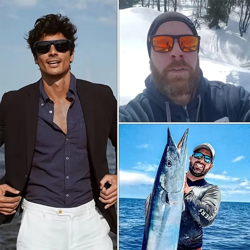 Fashion Vintage Square Polariz - Fishing Sunglasses Polarized avaliação e preço