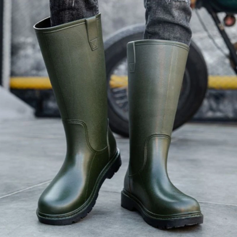 Rain Boots for Men Gum Fishing - Fishing Boots avaliação e preço