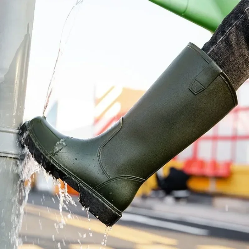 Rain Boots for Men Gum Fishing - Fishing Boots avaliação e preço