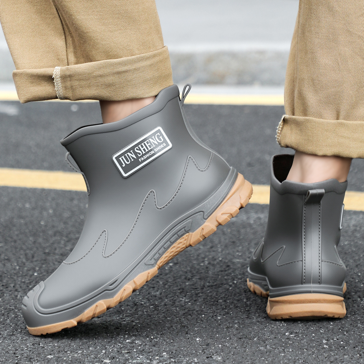 Waterproof Cross-Border Men's  - Fishing Boots avaliação e preço