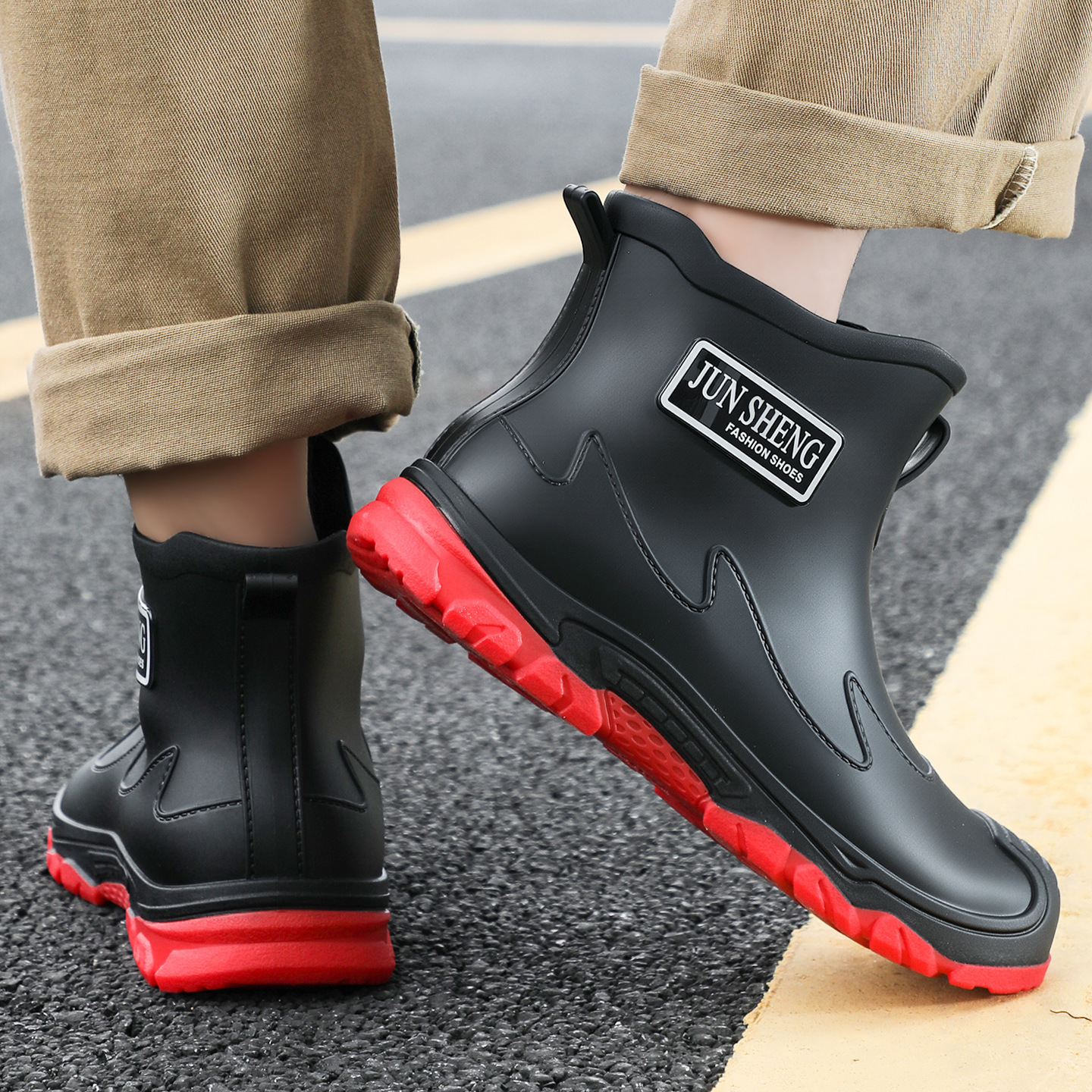 Waterproof Cross-Border Men's  - Fishing Boots avaliação e preço