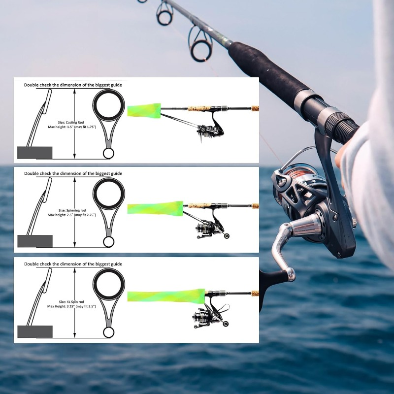 Reusable Fishing Rod Protector - Fishing Socks avaliação e preço