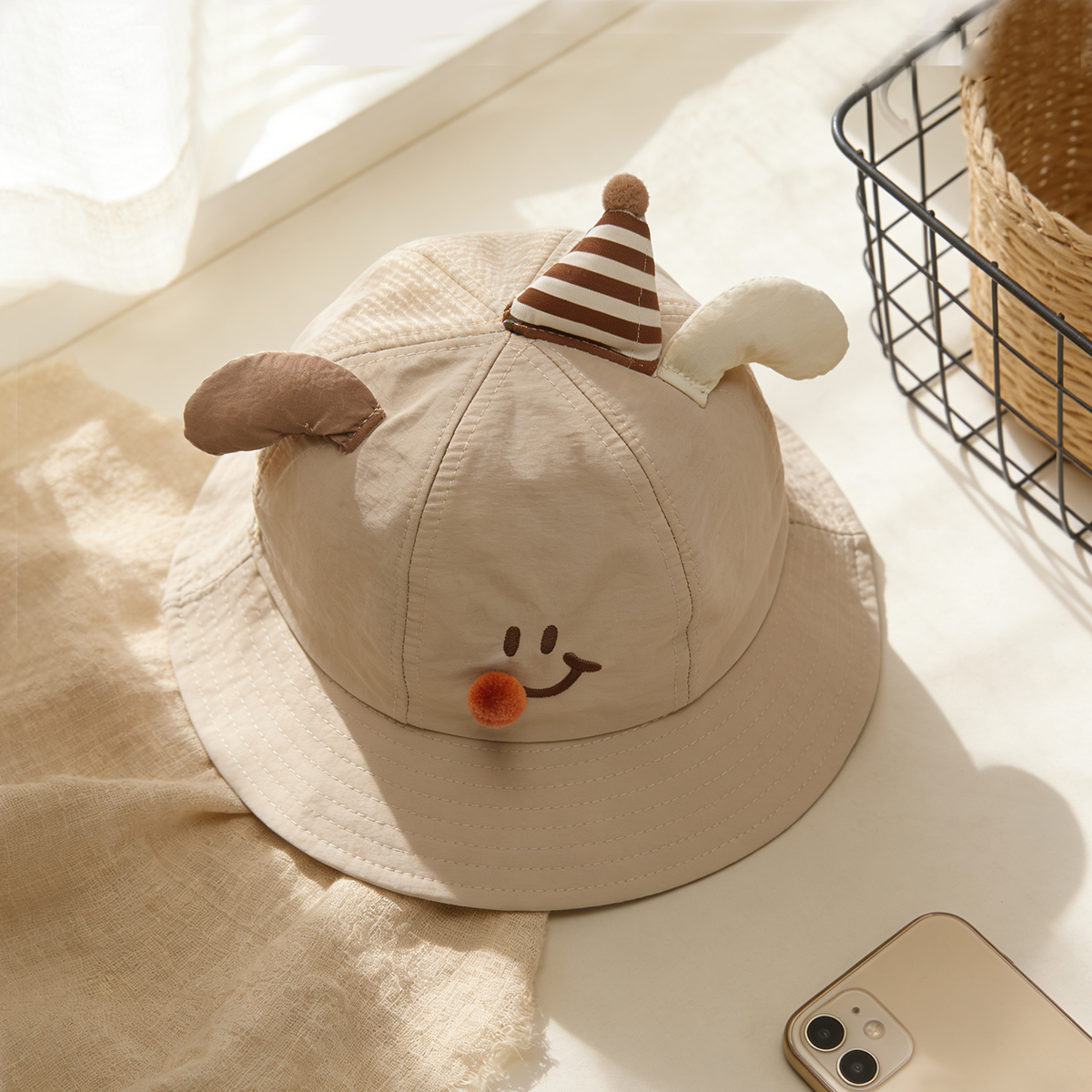 Cute birthday-themed embroider - Fishing Hat avaliação e preço
