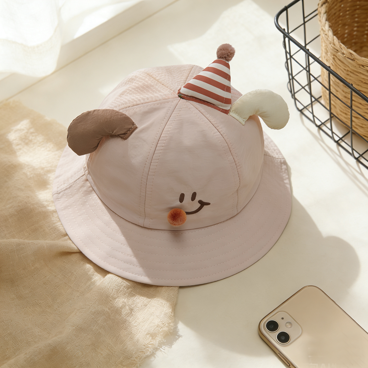 Cute birthday-themed embroider - Fishing Hat avaliação e preço