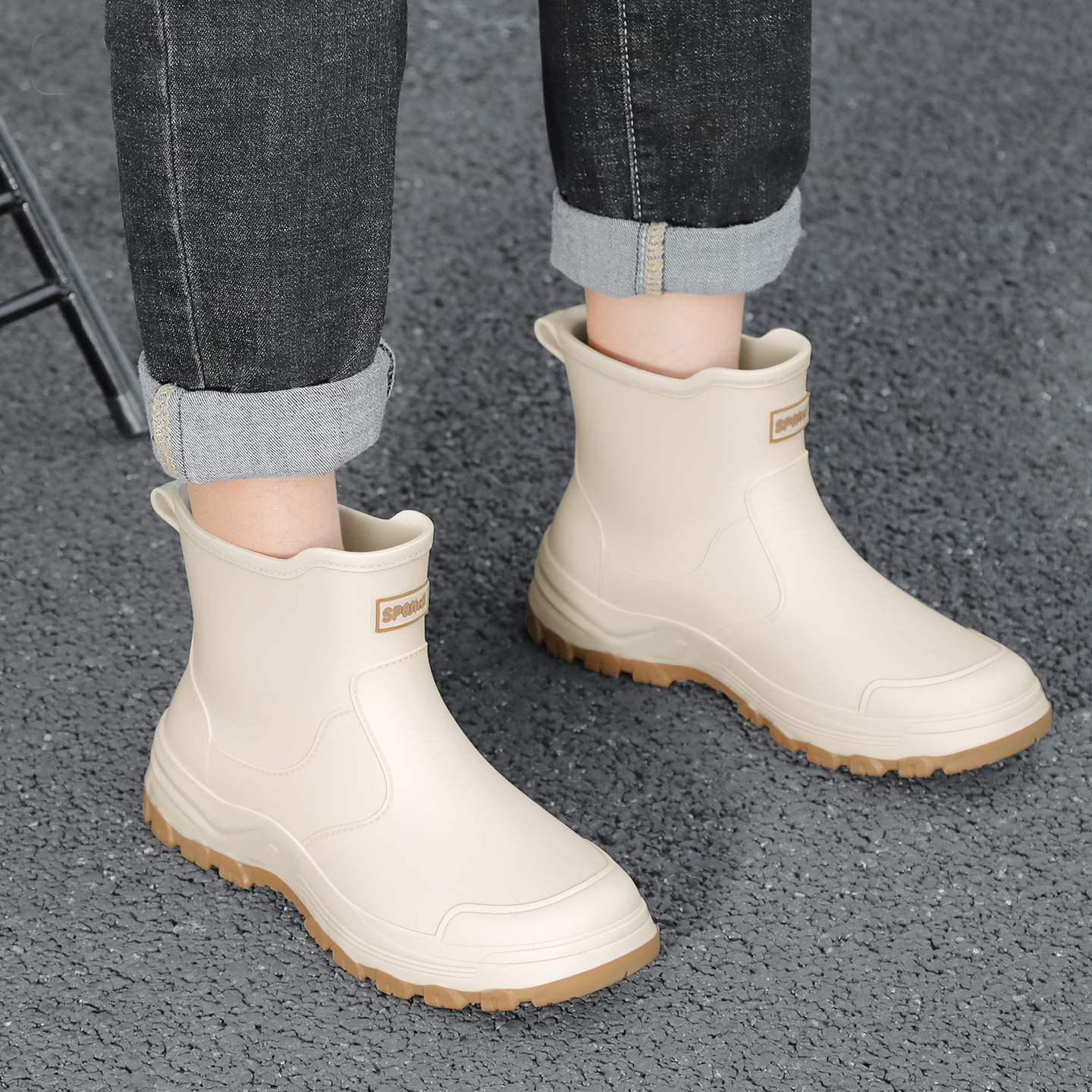 Fashionable new style men's mi - Fishing Boots avaliação e preço
