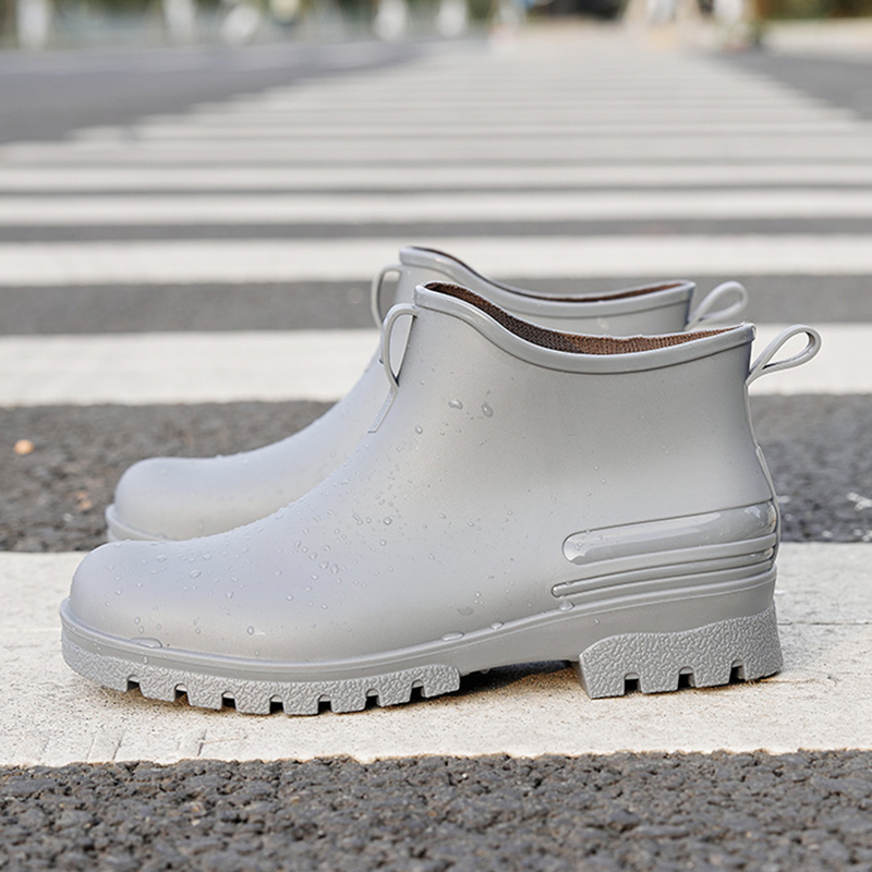 New Fashion Men Rain Boots Pla - Fishing Boots avaliação e preço