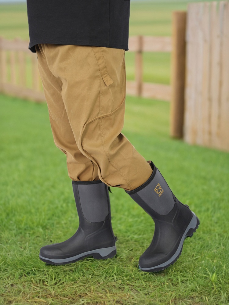 Men's Mid-Calf Waterproof Rain - Fishing Boots avaliação e preço