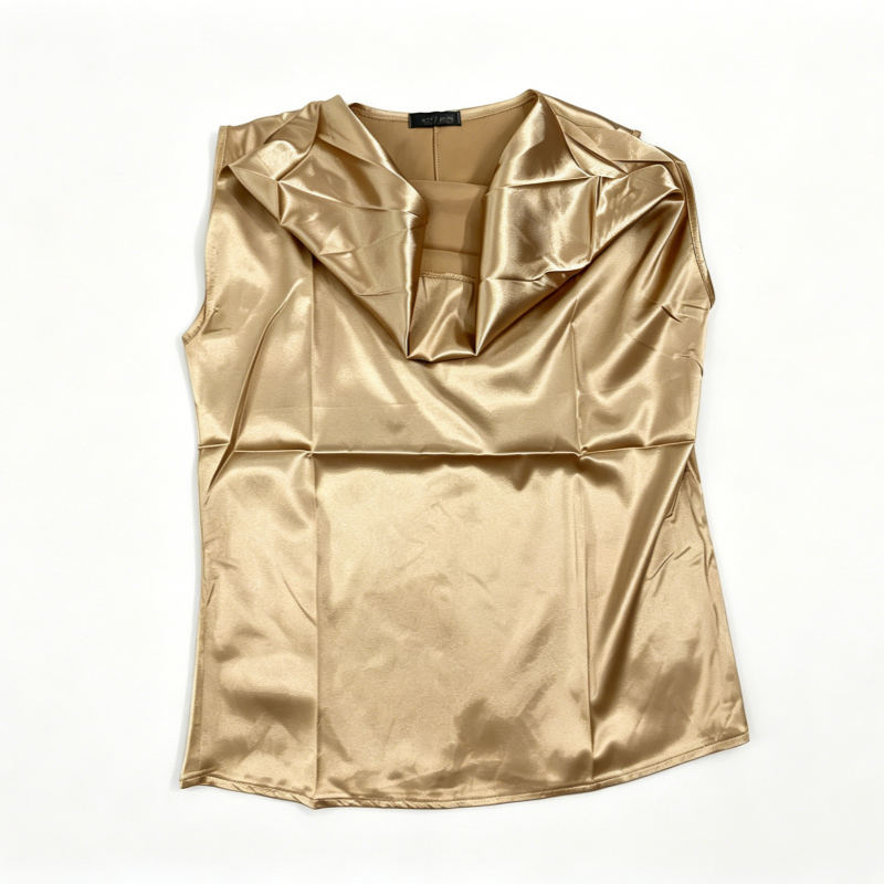 Spring and summer silky satin  - Fishing Vest avaliação e preço