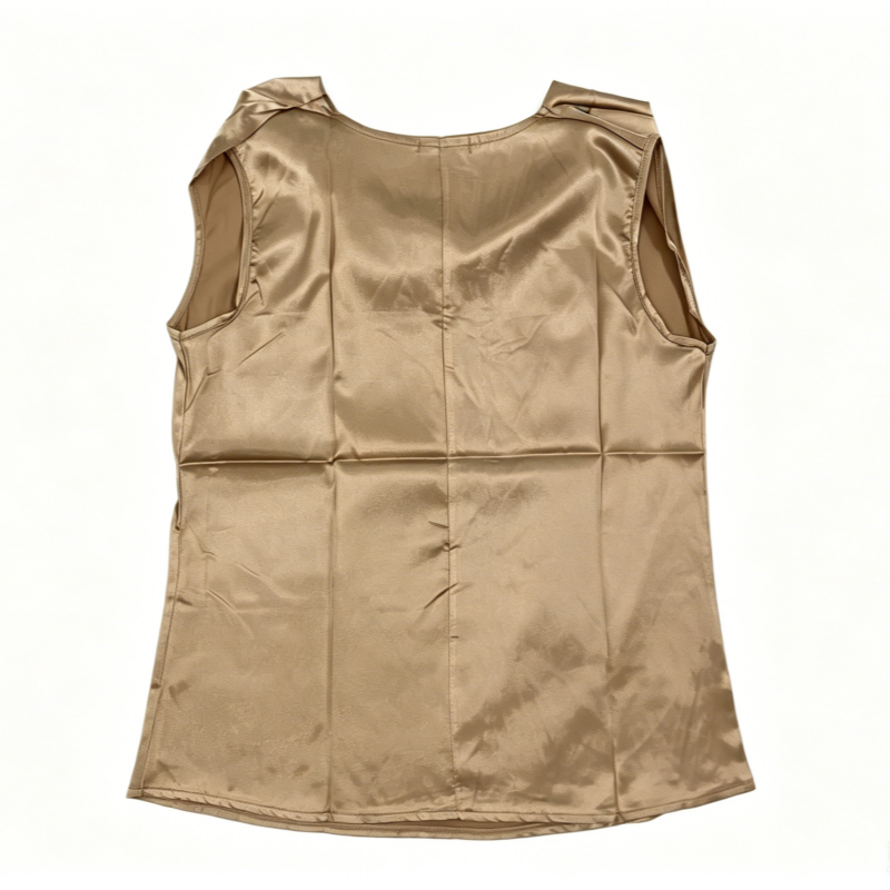 Spring and summer silky satin  - Fishing Vest avaliação e preço