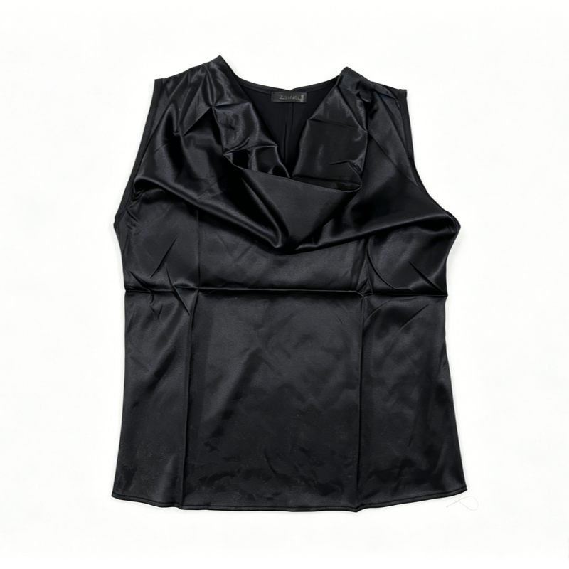 Spring and summer silky satin  - Fishing Vest avaliação e preço