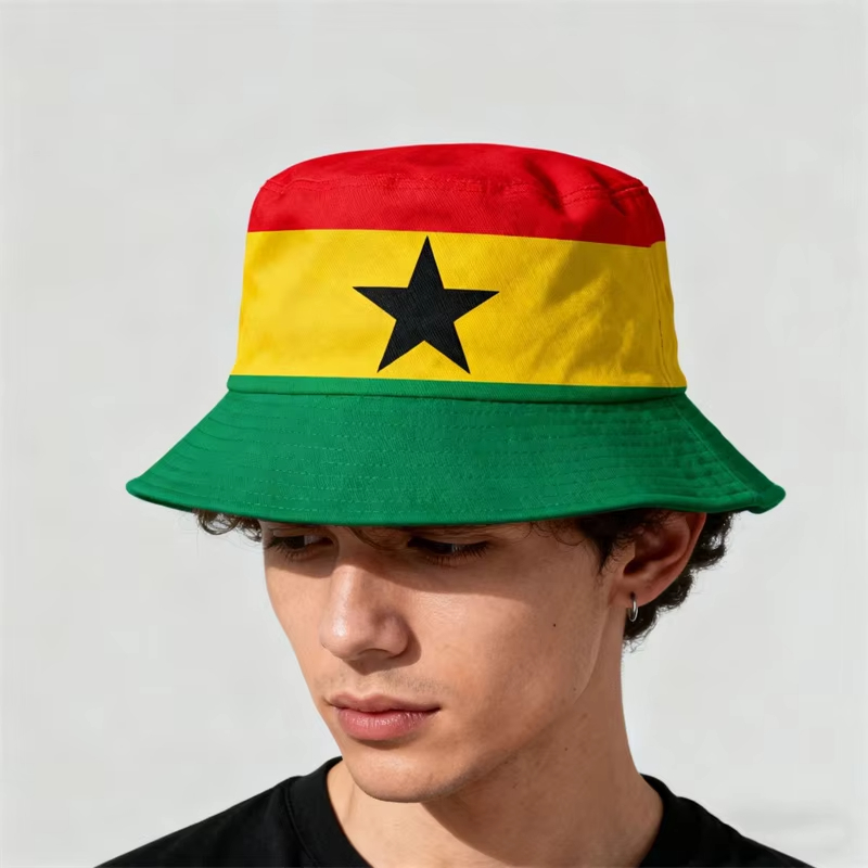 Printed National Flag Bucket H - Fishing Hat avaliação e preço