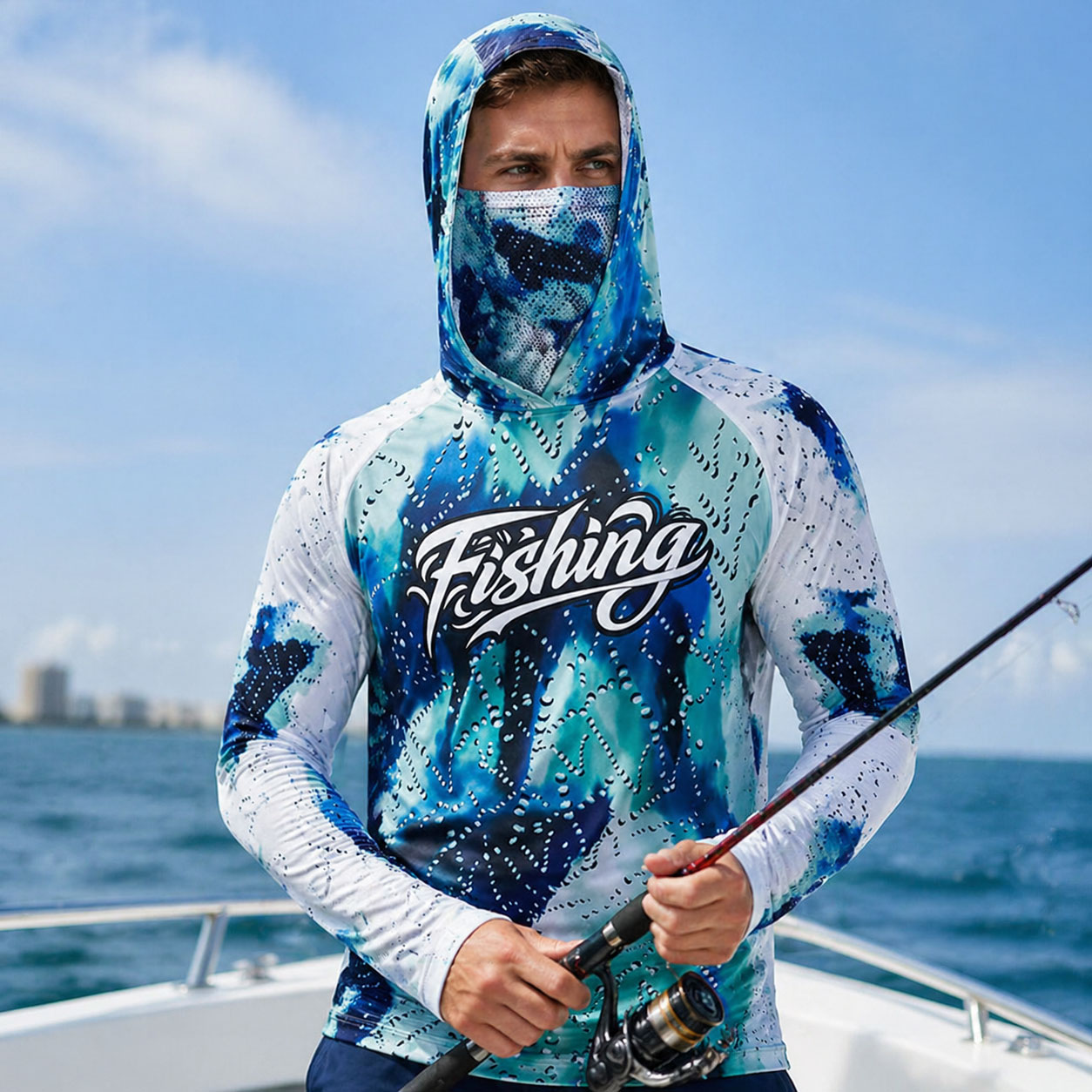 Fishing Hood Riding Tops Wear  - Fishing Hoodie avaliação e preço