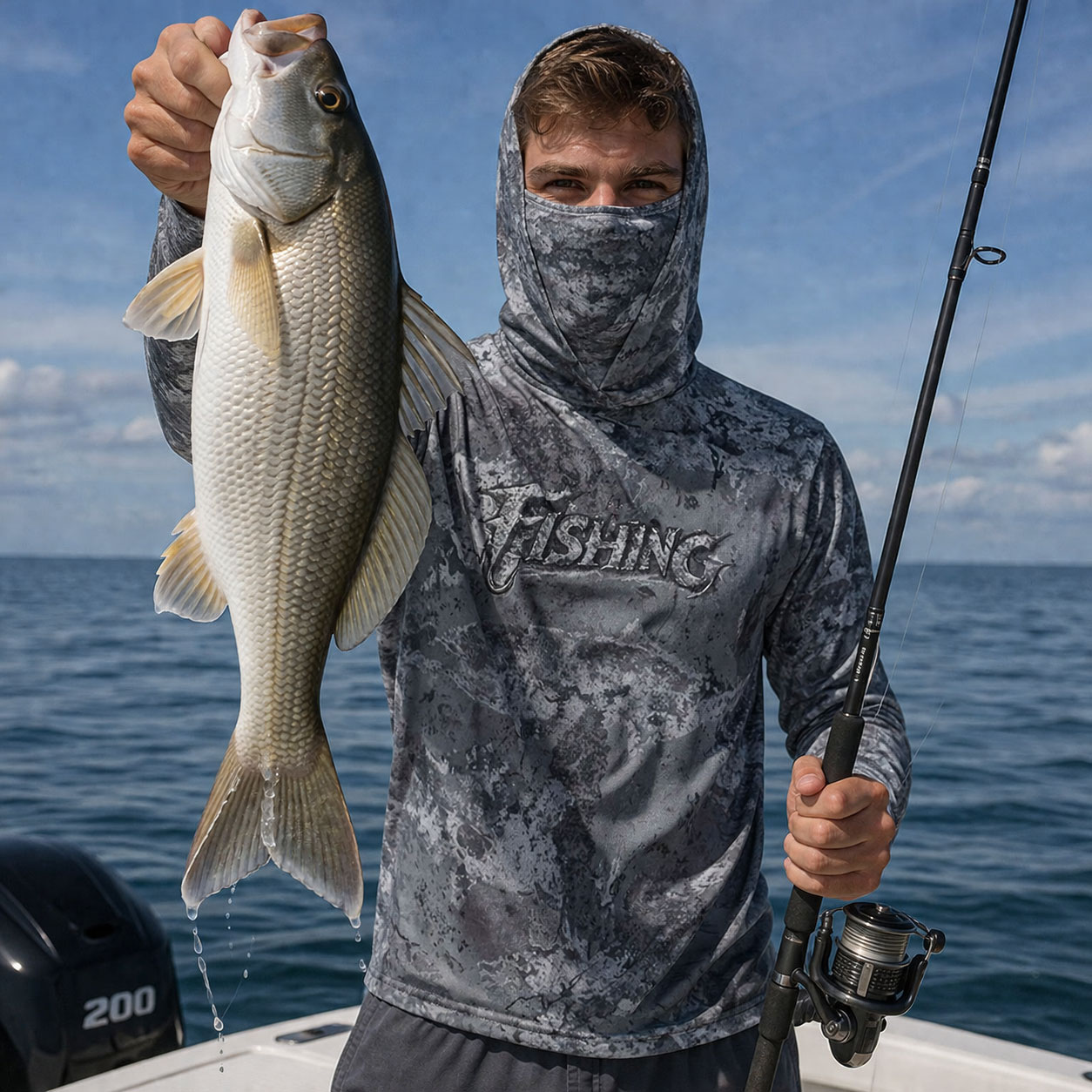 Fishing Hood Riding Tops Wear  - Fishing Hoodie avaliação e preço
