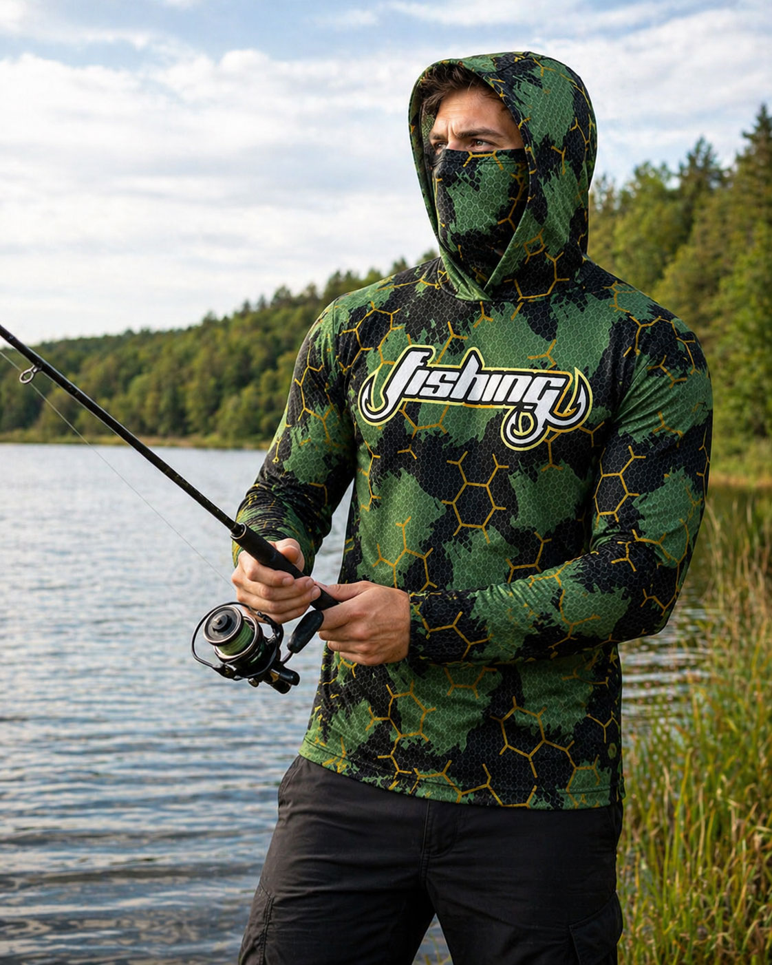 Fishing Hood Riding Tops Wear  - Fishing Hoodie avaliação e preço