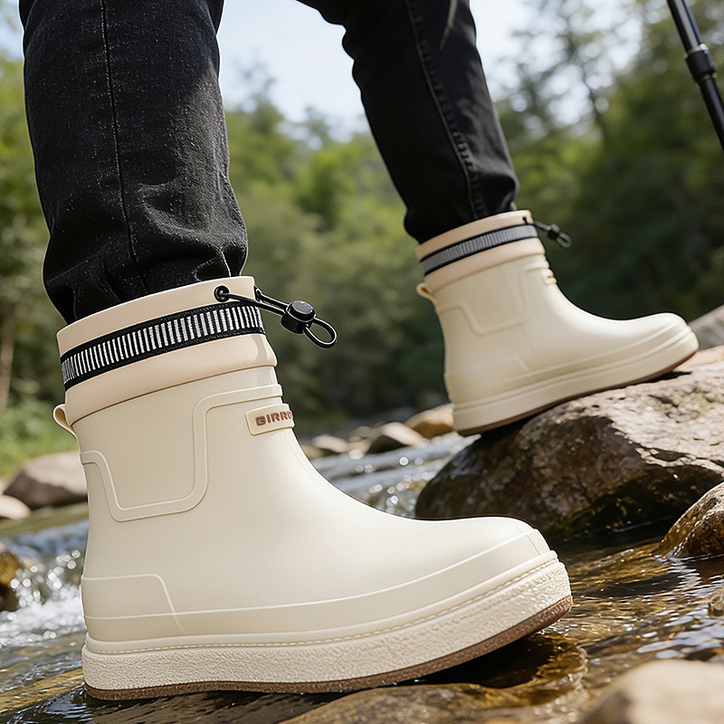 Men Rain Shoes Outdoor Waterpr - Fishing Boots avaliação e preço