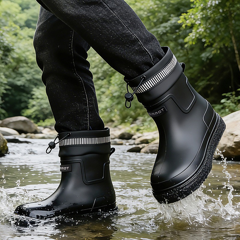 Men Rain Shoes Outdoor Waterpr - Fishing Boots avaliação e preço