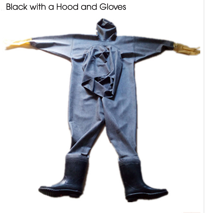 1mm Men Women Rubber Wader Sui - Fishing Rain Suit avaliação e preço