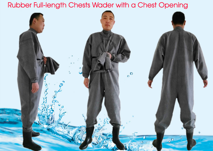 1mm Men Women Rubber Wader Sui - Fishing Rain Suit avaliação e preço