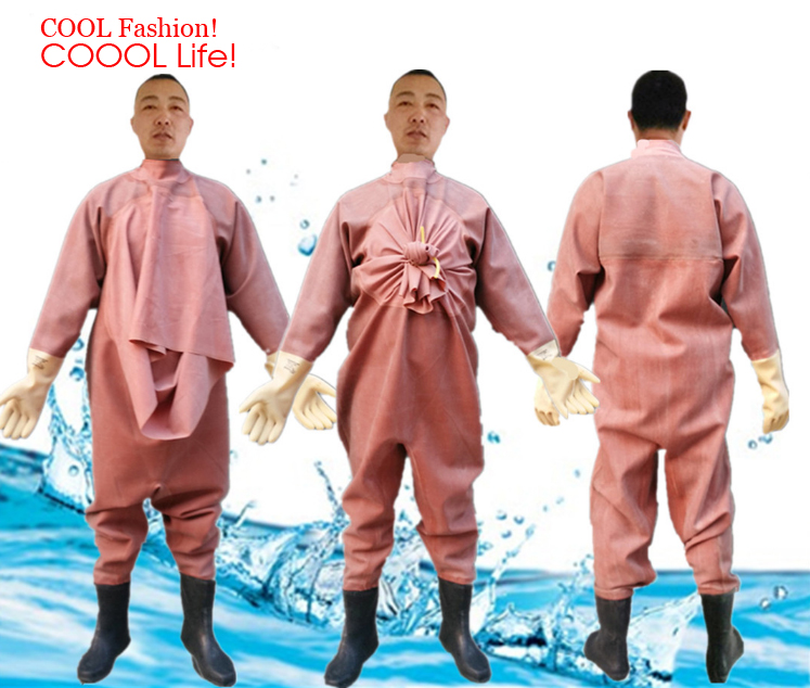 1mm Men Women Rubber Wader Sui - Fishing Rain Suit avaliação e preço