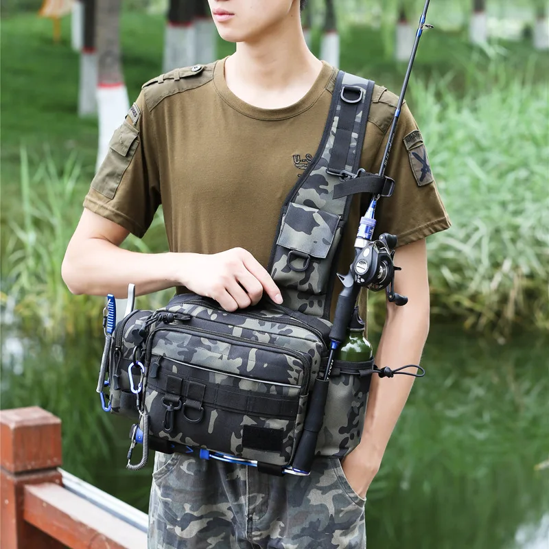 Large capacity Luya multifunct - Fishing Backpack avaliação e preço