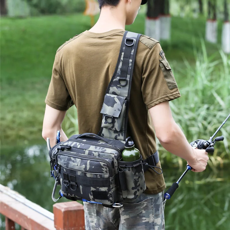 Large capacity Luya multifunct - Fishing Backpack avaliação e preço