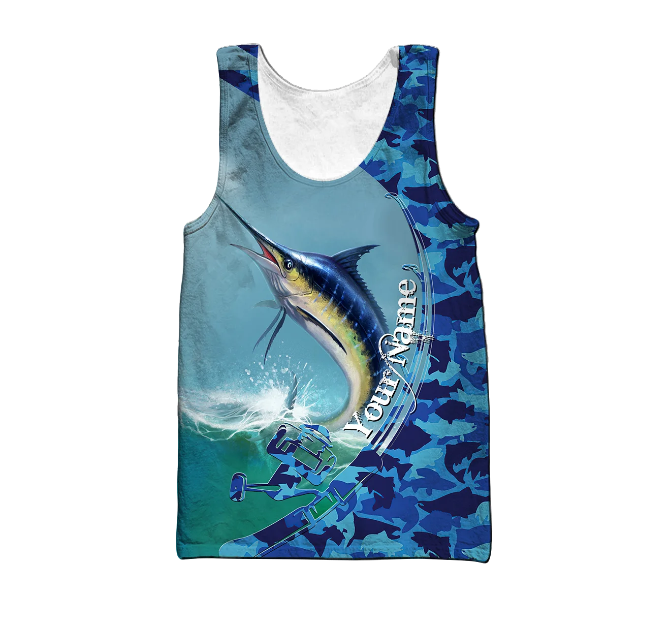 Custom name Mahi mahi fishing  - Fishing Vest avaliação e preço