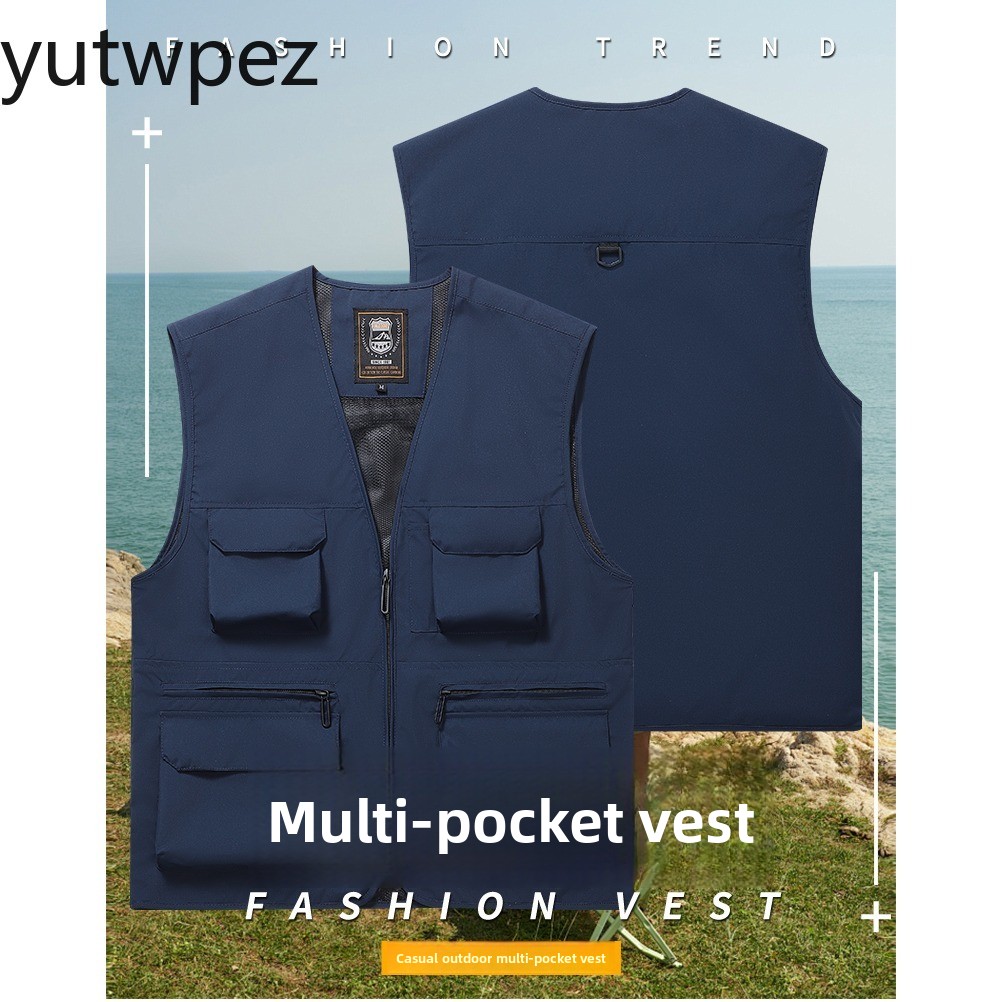 Men's Outdoor Hiking Sports Su - Fishing Vest avaliação e preço
