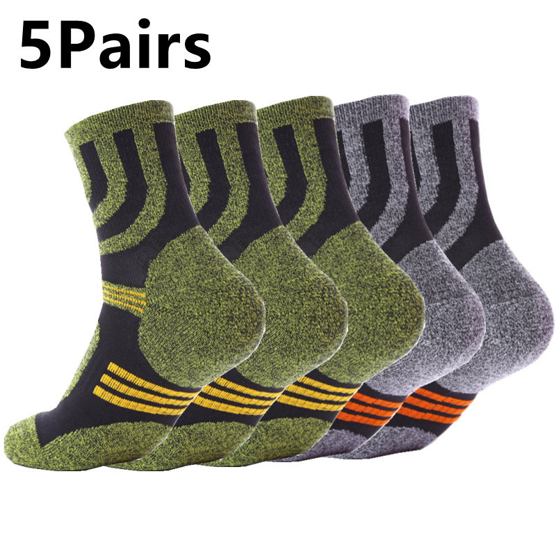 5 Pairs Socks Men Anti Blister - Fishing Socks avaliação e preço