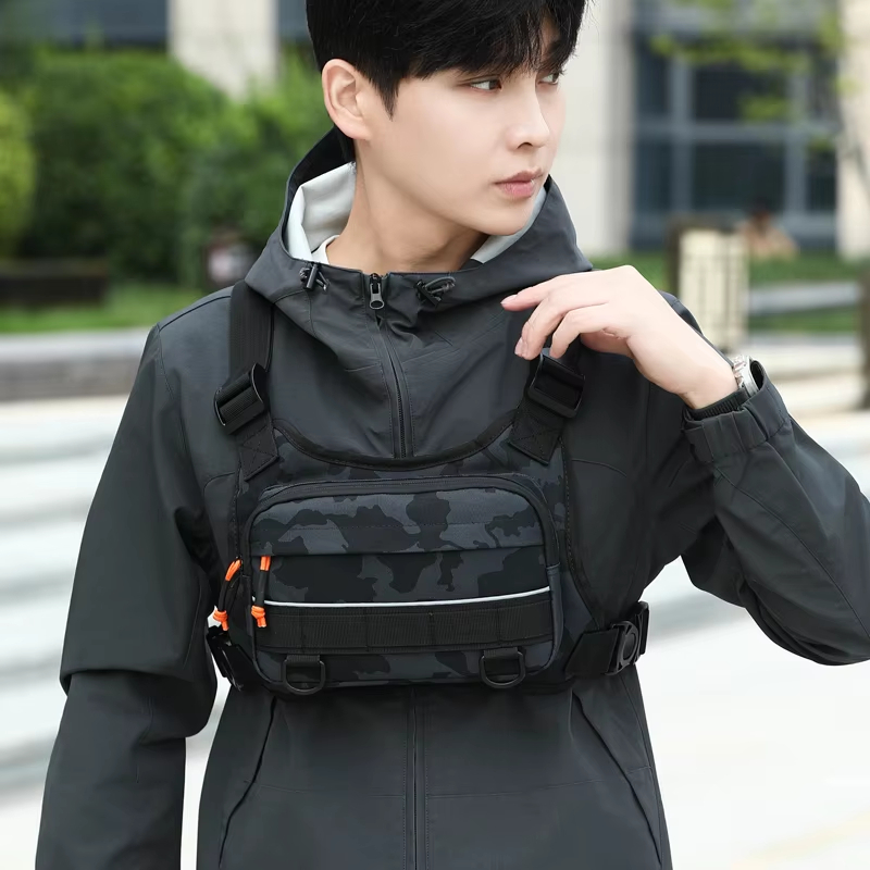 Cycling Front Chest Vest Tacti - Fishing Backpack avaliação e preço