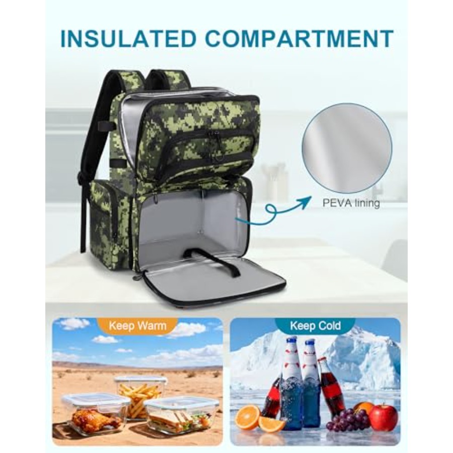 Fishing Backpack with Rod Hold - Fishing Backpack avaliação e preço