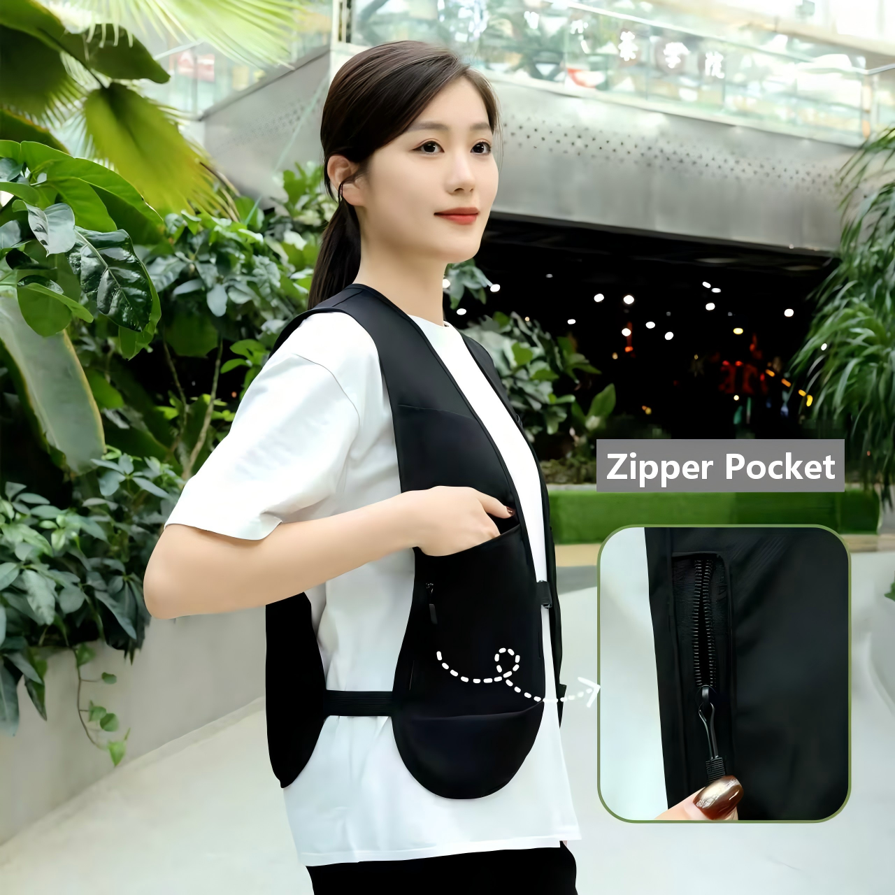 Zipper type work vest super li - Fishing Vest avaliação e preço
