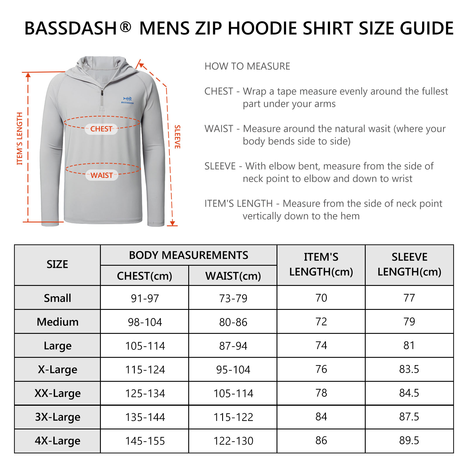 Bassdash Men’s UPF 50+ 1/4 Zip - Fishing Shirt Uv Protection avaliação e preço