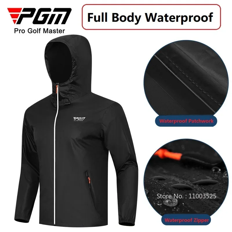 Pgm Men Golf Raincoat Rain Pan - Fishing Rain Suit avaliação e preço