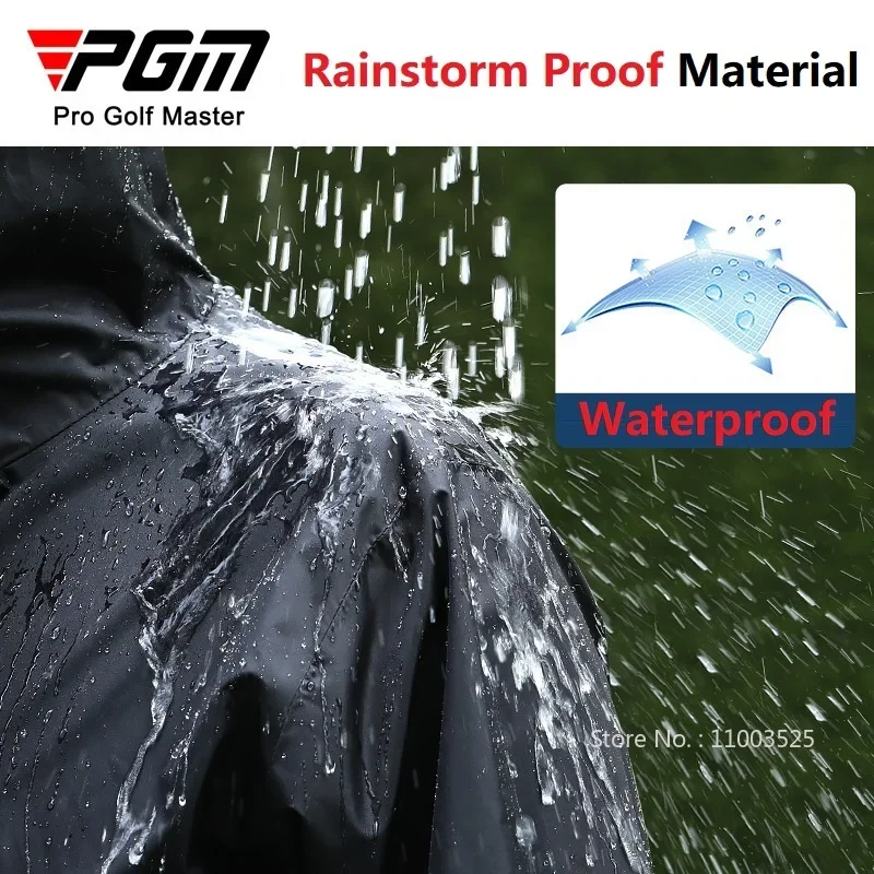 Pgm Men Golf Raincoat Rain Pan - Fishing Rain Suit avaliação e preço