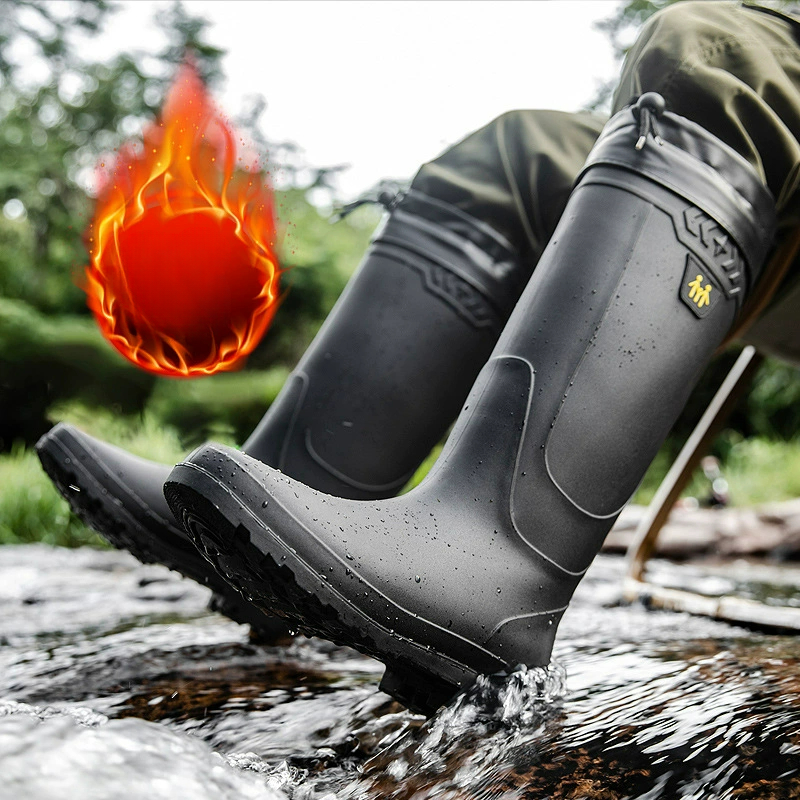 Men's Rain Boots Work Boots Sl - Fishing Boots avaliação e preço