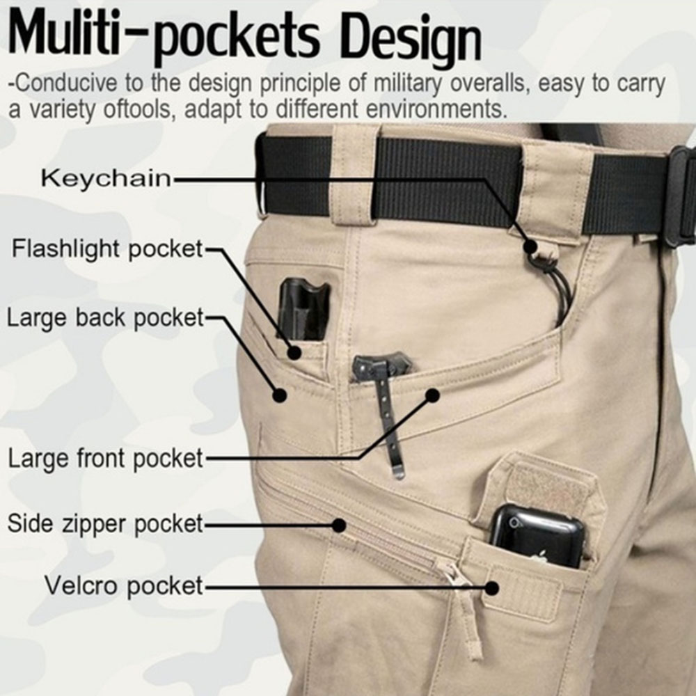 Men's Tactical Cargo Pants 6XL - Fishing Pants Waterproof avaliação e preço